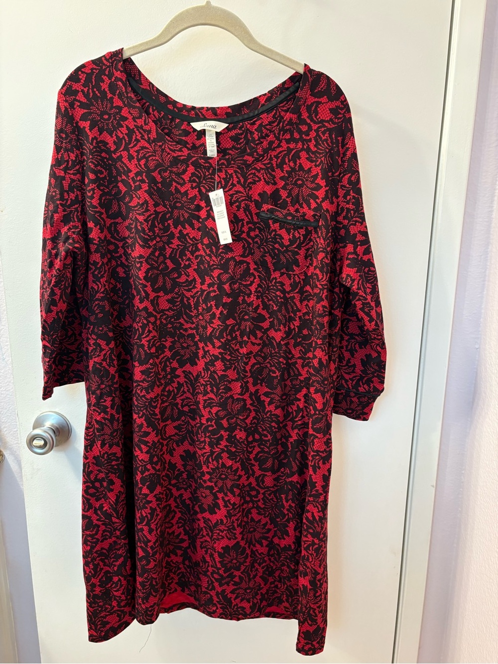 Some 3/4 Sleeve Sleep-shirt XL NWT